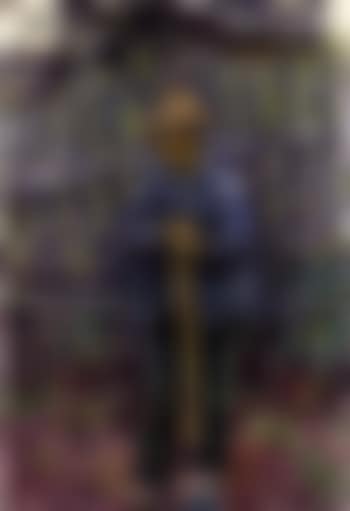 In spring, man with blade (preview)