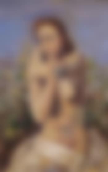 Nude girl seated (preview)