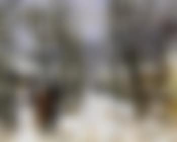 Promeneurs dans un paysage de neige (preview)