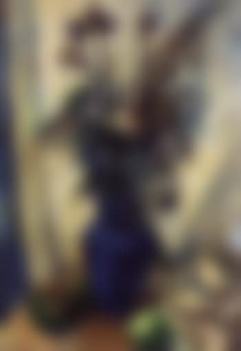 Still life of flowers with blue vase (preview)