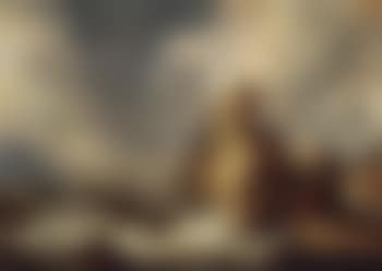 Shipping in a storm beneath a cliff top castle (preview)