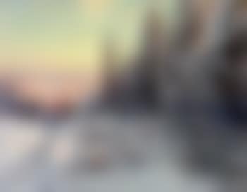 Winter landscape in sunshine (preview)
