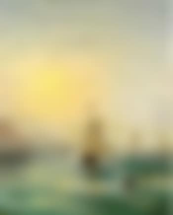 Three fishing boats leaving harbour at dawn (preview)