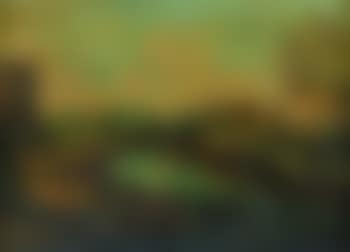 Paysage de riviere au pont, anime de paysans (preview)