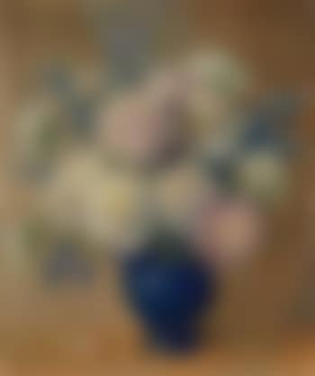 Still Life with Peonies, Delphinium and Aster (preview)