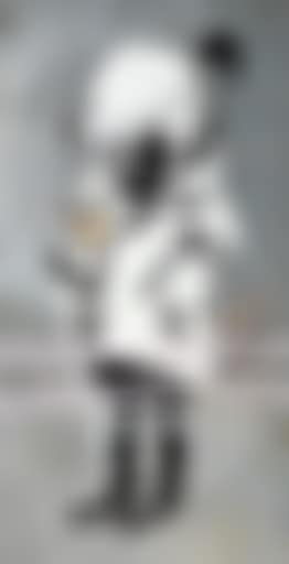 Space Girl with Bird (preview)