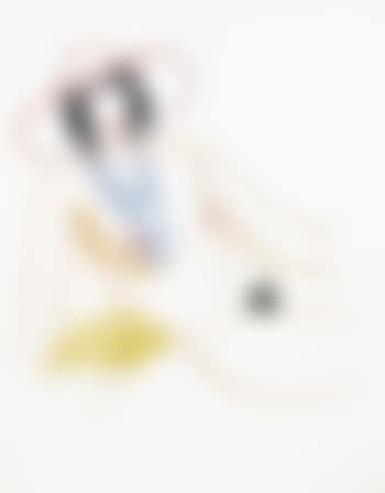Monica Sitting with Hat and Beads (preview)