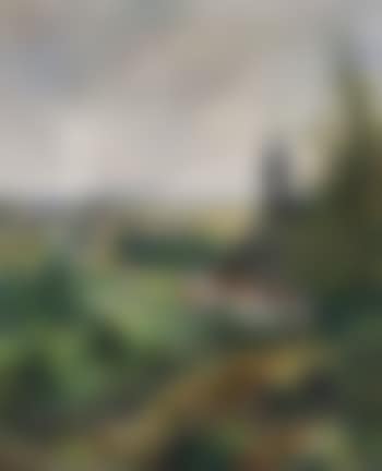 Summer landscape with church (preview)