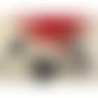 Red sun and fronds (preview)