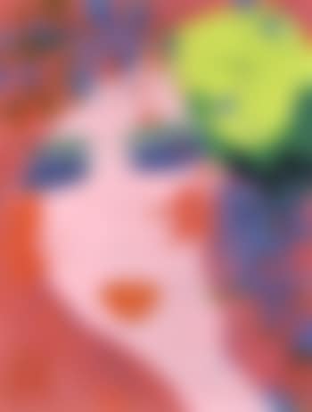 Girl with yellow flower (preview)