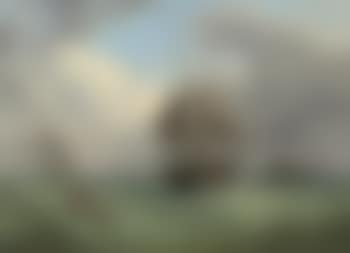 Two large frigates running into Spithead with a flagship of the Blue anchored beyond (preview)