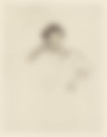 Woman Posed with Hand at Back of Head (B. 217) (preview)