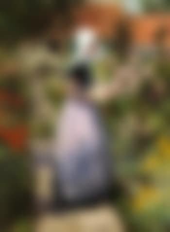 Portrait of a Dutch Woman in a Garden (preview)