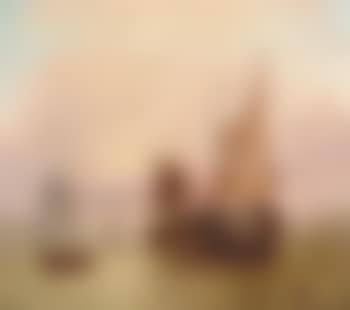 Boats on an estuary at sunset (preview)