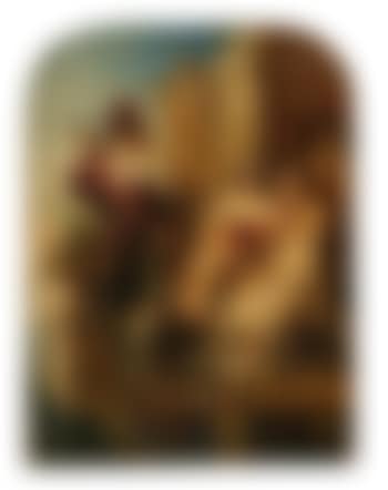 Elegant ladies on a Venetian balcony (preview)