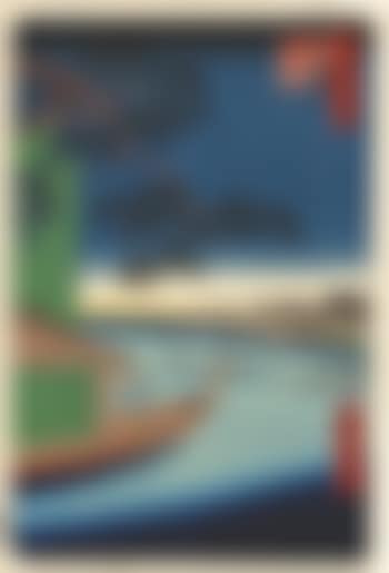 Asakusagawa shubi no matsu Oumayagashi [The Pine of Success, and Oumayagashi on the Asakusa River] (preview)