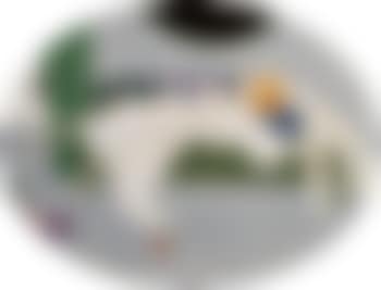 Reclining woman on a green couch (preview)