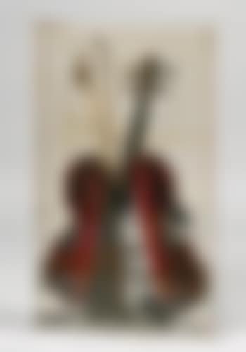 Violin enclave dans une boite en Plexiglas (preview)