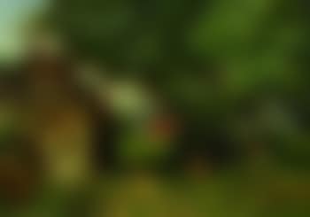 Sommerlandschaft mit einem Haus am See (preview)