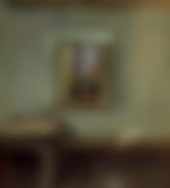 Bauernstube mit offenem Fenster (preview)