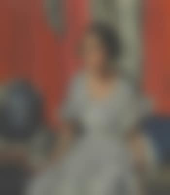 Seated girl in white (preview)