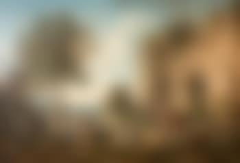 Greek family in front of the Gate of Persecution, Ephesus (preview)