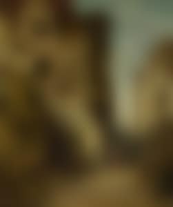 Der verliebte Provisor (Vor der Apotheke mit Provisor), vor der Storchenapotheke rührt der Provisor in einem großen Mörser (preview)
