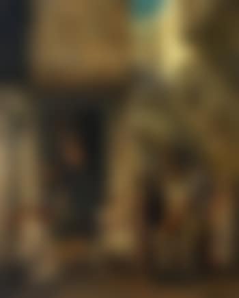 Arab musician and figures in a passage (preview)