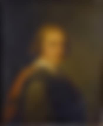 Portrait of a gentleman, said to be Sir Charles Robinson of Catterstock Hall bust-length, figure in a green coat (preview)