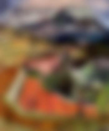 Landschaft mit rotem Feld (preview)