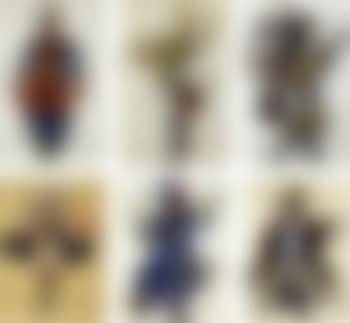 A group of ten costume designs (preview)