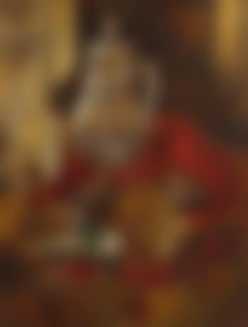 A still life with a crystal tankard and other precious objects arranged on a draped cloth (preview)