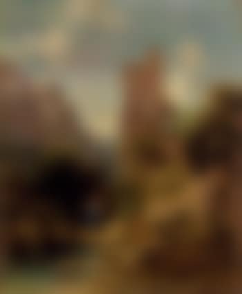 Ruinenlandschaft mit Sennerin (preview)