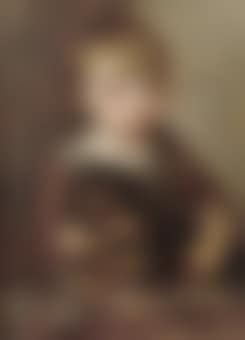 Young girl and her dachshund (preview)