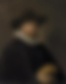 Portrait of Conradus Viëtor (1588-1657), aged 56, half-length, in a black doublet, cloak and hat, with a white ruff, and holding a book (preview)