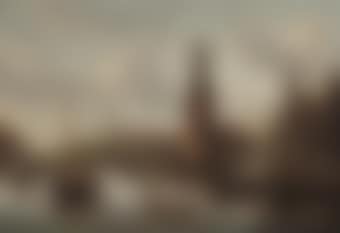 The Oude Schans canal with the tower of Montelbaan, Amsterdam (preview)