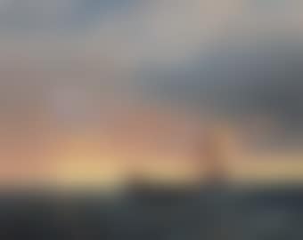 Vessels in a swell at sunset (preview)