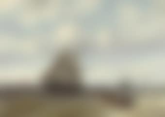 A two-master and a steamer near a coast (preview)