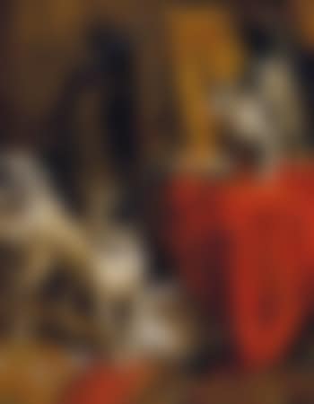 Chiens et chat a l'evantail (preview)