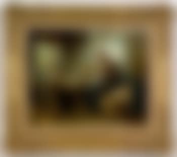Interior scene with a mother and 3 children (preview)