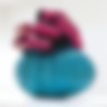 Baroque Egg With Bow (Turquoise/Magenta) (preview)