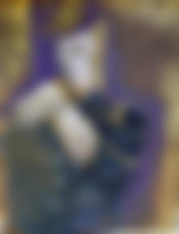 Portrait de femme au chapeau violet (preview)