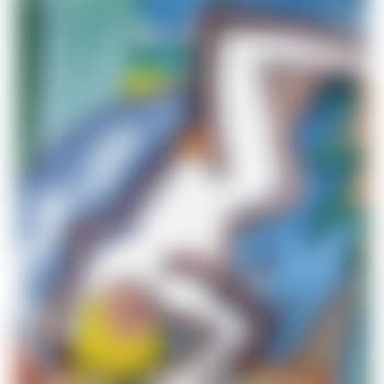 Upside Down Blue Nude #2 (preview)