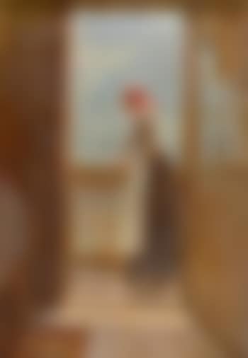 Frau auf Balkon (preview)