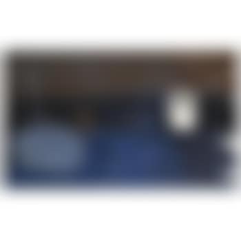 Blue Still Life With Brown Glass (preview)