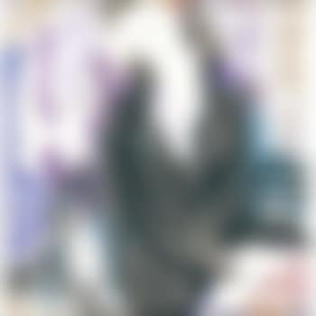 Chinese wisteria with a girl in black (preview)