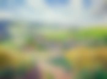 Dorf in hugeliger Landschaft (preview)