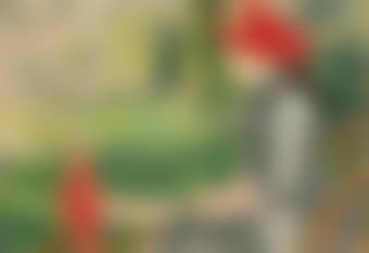 La lecture au jardin (Femme au chapeau rouge) (preview)