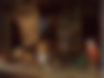An old woman and two peasants in a barn, with a splendid kitchen still life (preview)