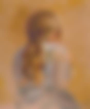 Fillette de dos aux longs cheveux (preview)